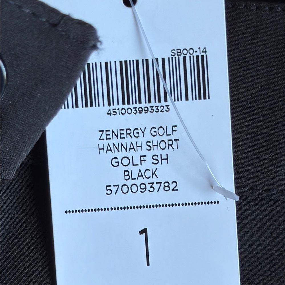Zenergy stretch Golf Black Shorts